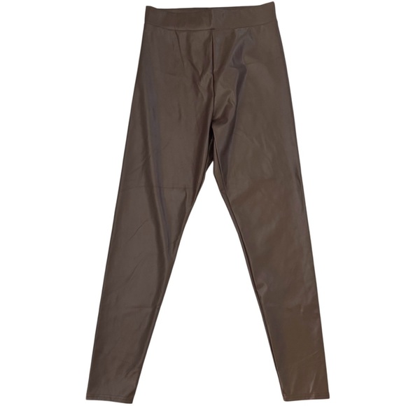Lulus Rock Music Chocolate Brown Vegan Leather
Leggings, Size M, NWT - Picture 5 of 10